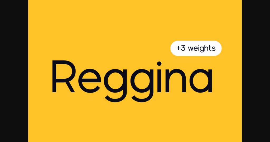 Reggina Font Poster 3