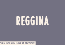Reggina Font Poster 1