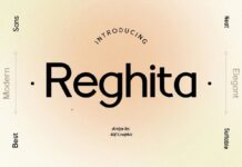 Reghita Font Poster 1