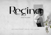 Regina Font Poster 1