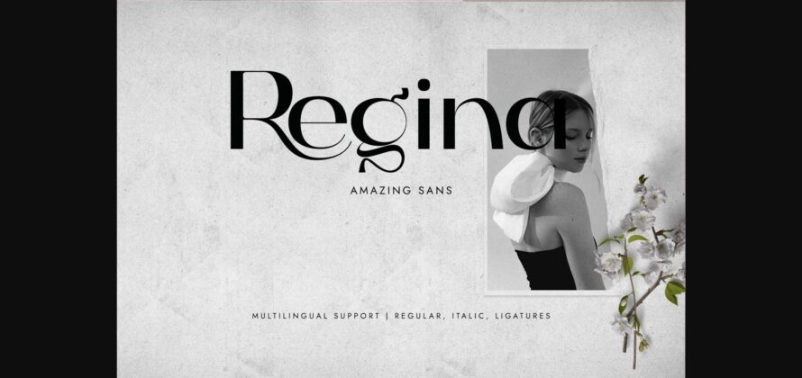 Regina Font Poster 1