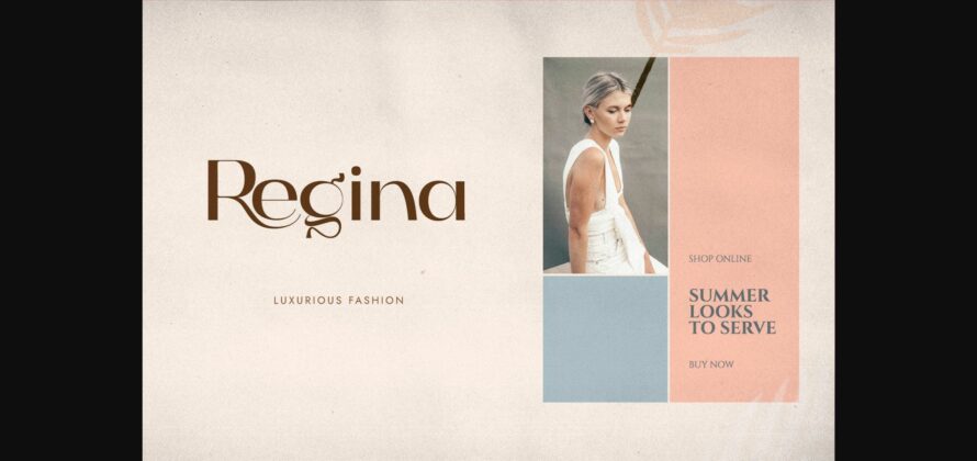 Regina Font Poster 5