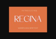 Regina Font Poster 1