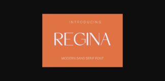 Regina Font Poster 1