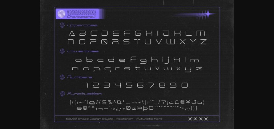 Reictarion Font Poster 4