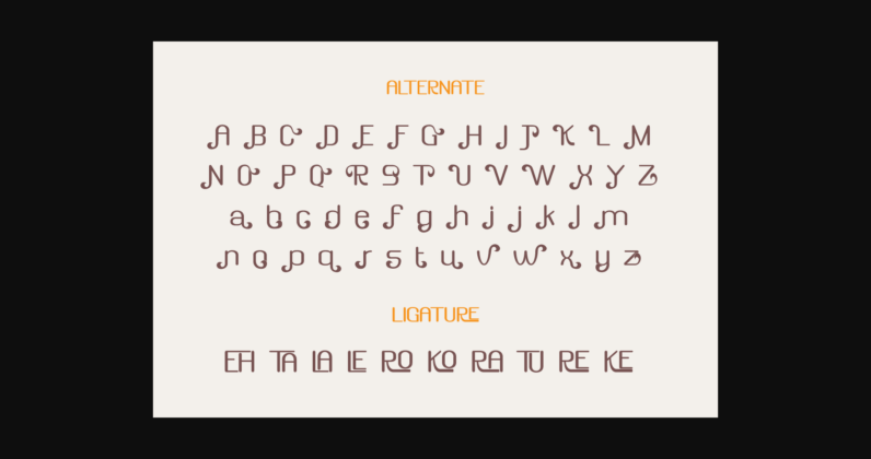 Reilax Font Poster 9