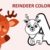Reindeer Coloring Font