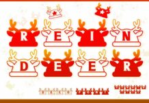 Reindeer Font Poster 1