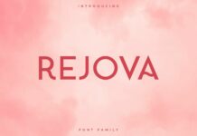 Rejova Font Poster 1