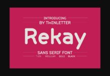 Rekay Font Poster 1