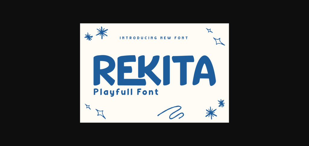 Rekita Font Poster 3