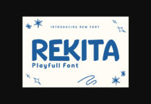 Rekita Font Poster 1