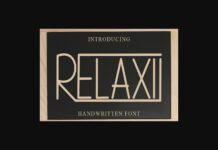 Relaxii Font Poster 1