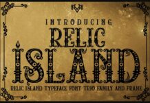 Relic Island Font Poster 1