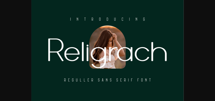 Religrach Font Poster 3