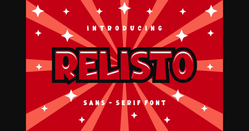 Relisto Font Poster 3