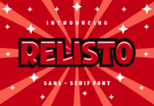 Relisto Font Poster 1