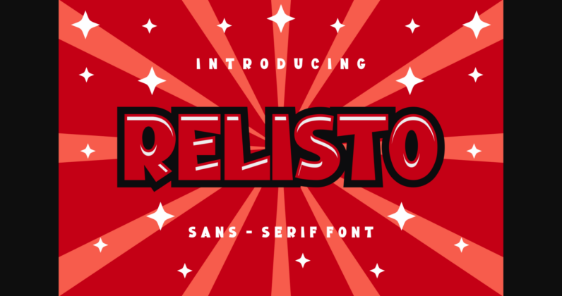 Relisto Font Poster 1