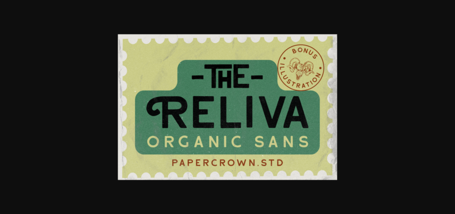 Reliva Font Poster 3