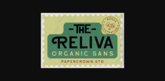 Reliva Font Poster 1