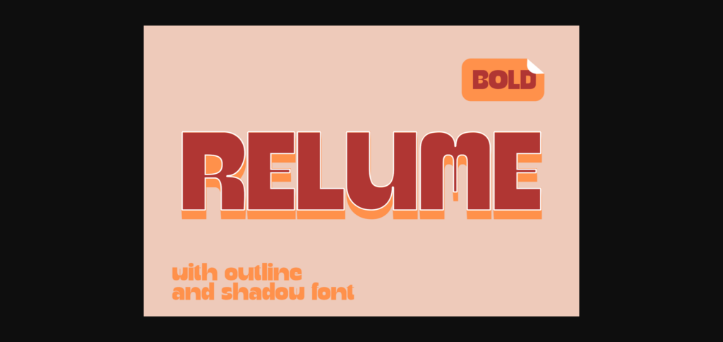 Relume Font Poster 3