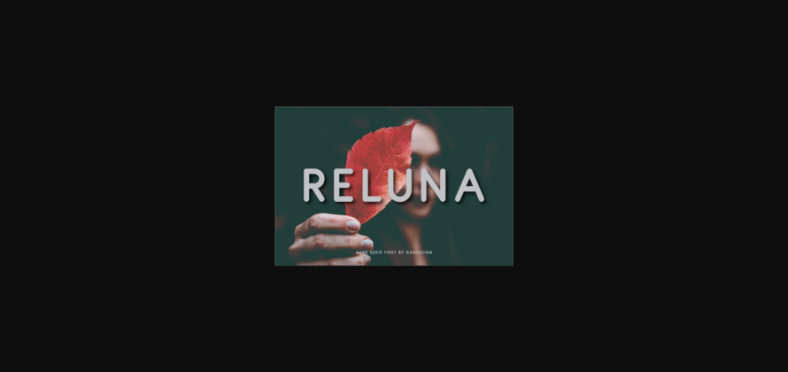 Reluna Font Poster 3