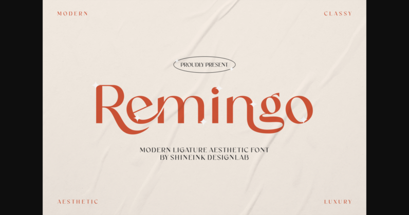 Remingo Font Poster 3
