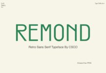 Remond Font Poster 1