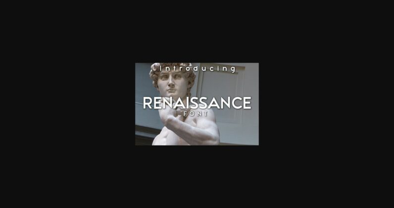 Renaissance Font Poster 3
