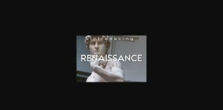 Renaissance Font Poster 1