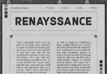 Renayssance Font Poster 1