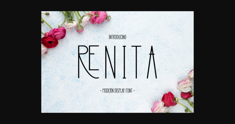 Renita Font Poster 3