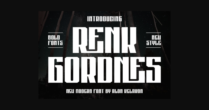 Renk Gordnes Font Poster 1