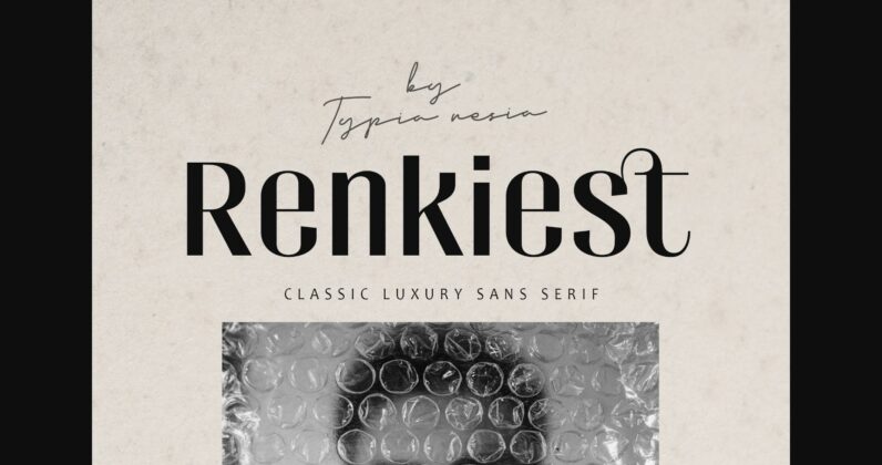 Renkiest Font Poster 3