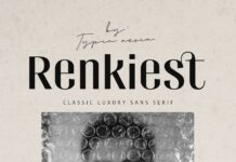 Renkiest Font Poster 1