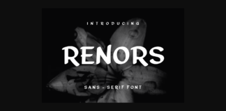 Renors Font Poster 1