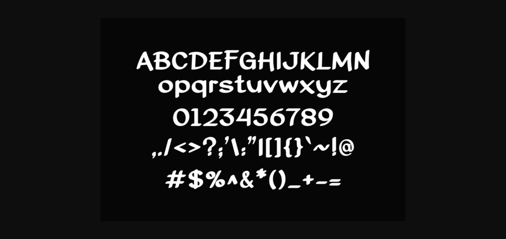 Renors Font Poster 4