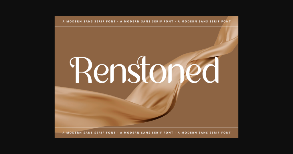 Renstoned Font Poster 3