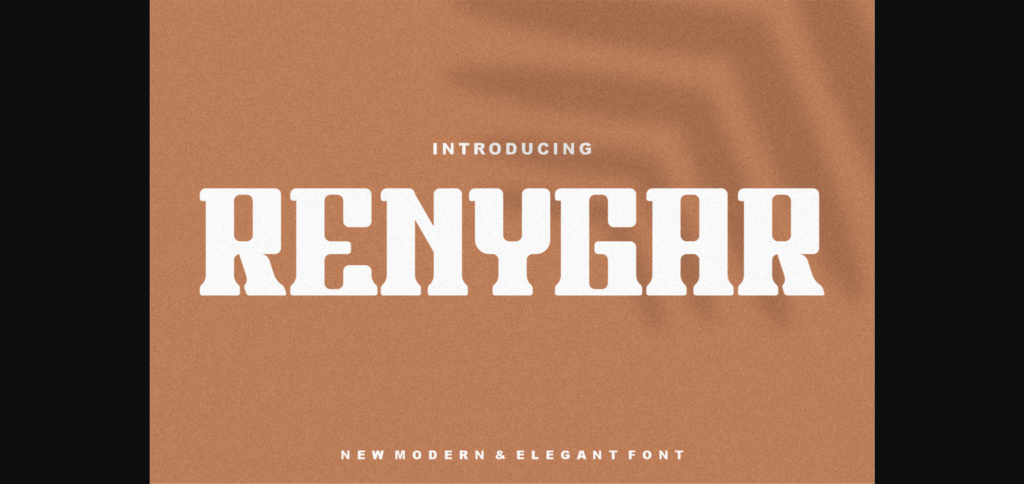 Renygar Font Poster 3