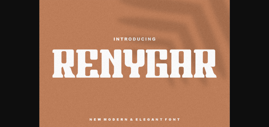 Renygar Font Poster 3