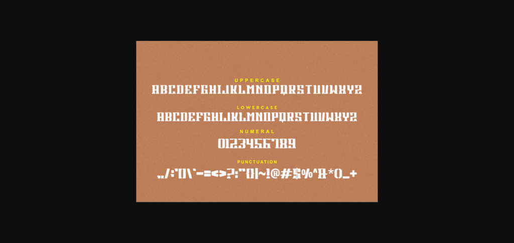 Renygar Font Poster 7