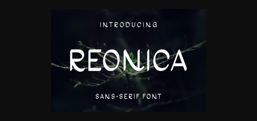 Reonica Font Poster 1