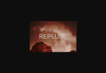 Replune Font Poster 1