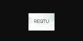 Reqtu Font Poster 1