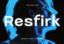 Resfirk Font Poster 1