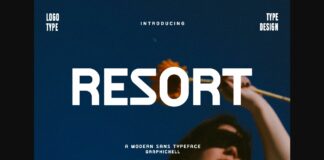 Resort Font Poster 1