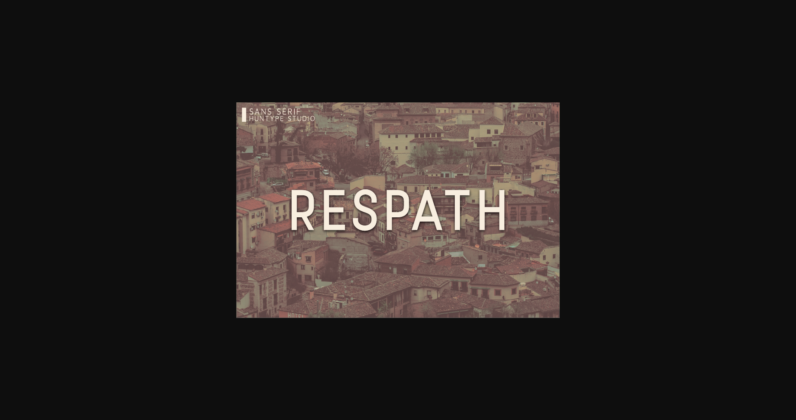 Respath Font Poster 3