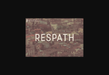 Respath Font Poster 1