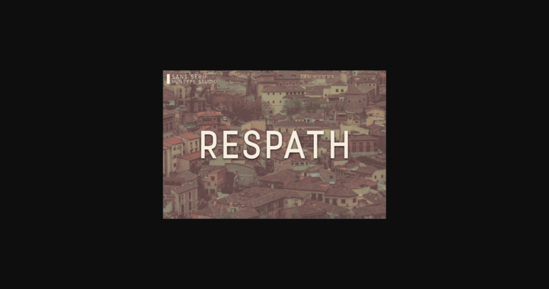 Respath Font Poster 1