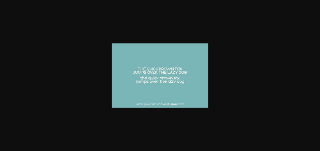 Resseguie Font Poster 6